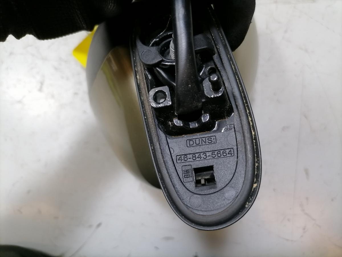 Opel Corsa D original Au&szlig;enspiegel rechts elektrisch verstellber Z40M Champagnersilber Bj.2006